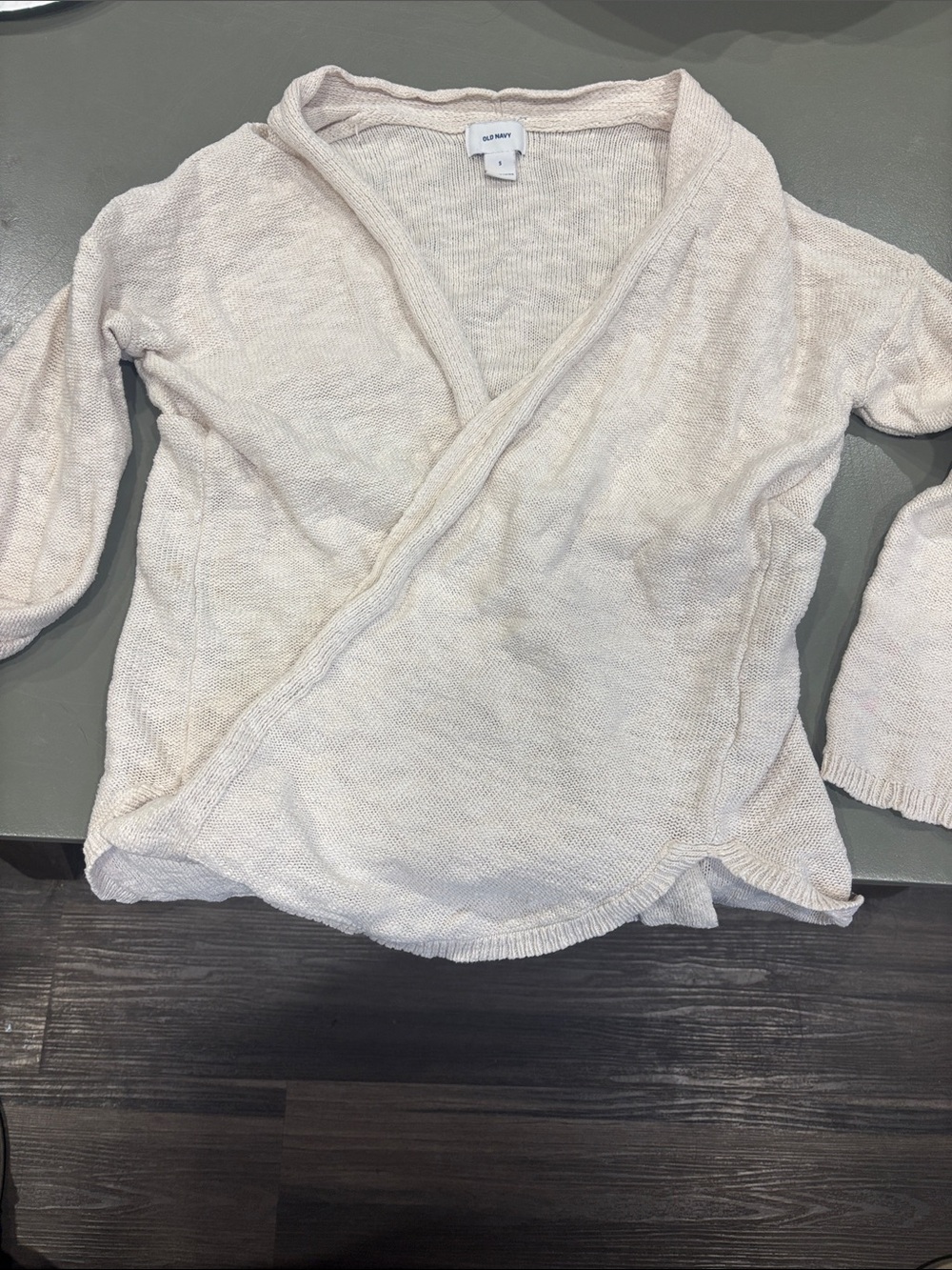Old Navy Light Cream cardigan Sweater